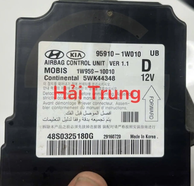 Hộp điều khiển túi khí Kia Rio Tháo Xe 95910-1W010 959101W010