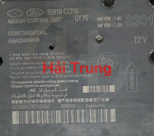 Hộp điều khiển túi khí Kia Sonet Tháo Xe 95910-CC350 95910CC350