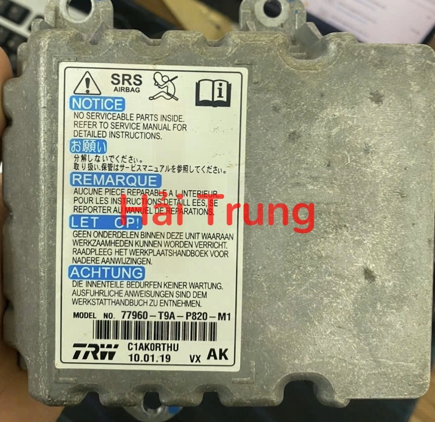 Hộp điều khiển túi khí Honda City Tháo Xe 77960-T9A-P820-M1