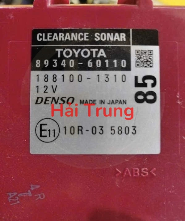 Hộp điều khiển cảm biến lùi Toyota Camry Tháo Xe  89340-60110 8934060110