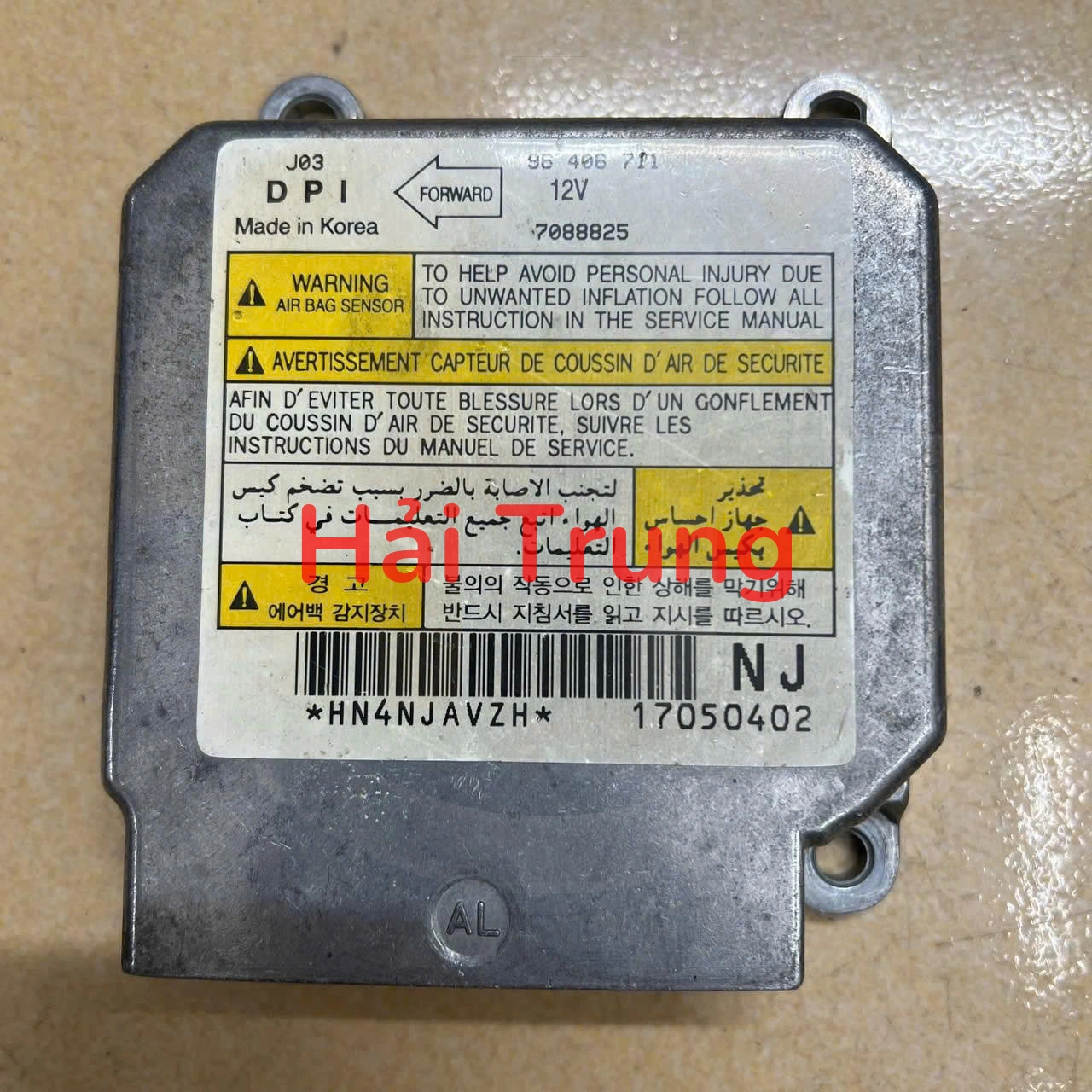 96406711 Hộp điều khiển túi khí Chevrolet Lacetti Tháo Xe