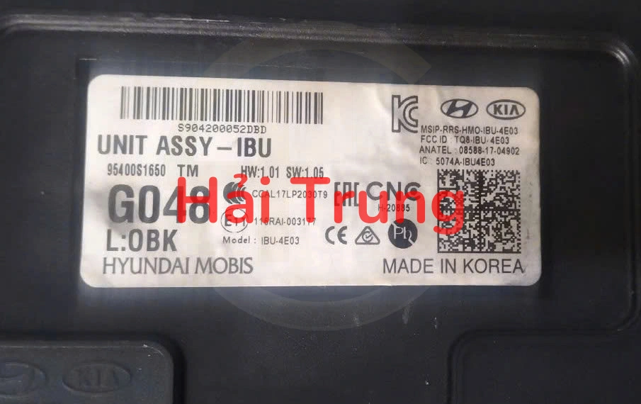 Hộp điều khiển thân vỏ IBU Santafe 2019 95400S1650