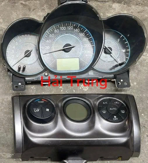 Đồng hồ táp lô. bảng điều khiển điều hòa Toyota Vios 2014-2018 Tháo Xe