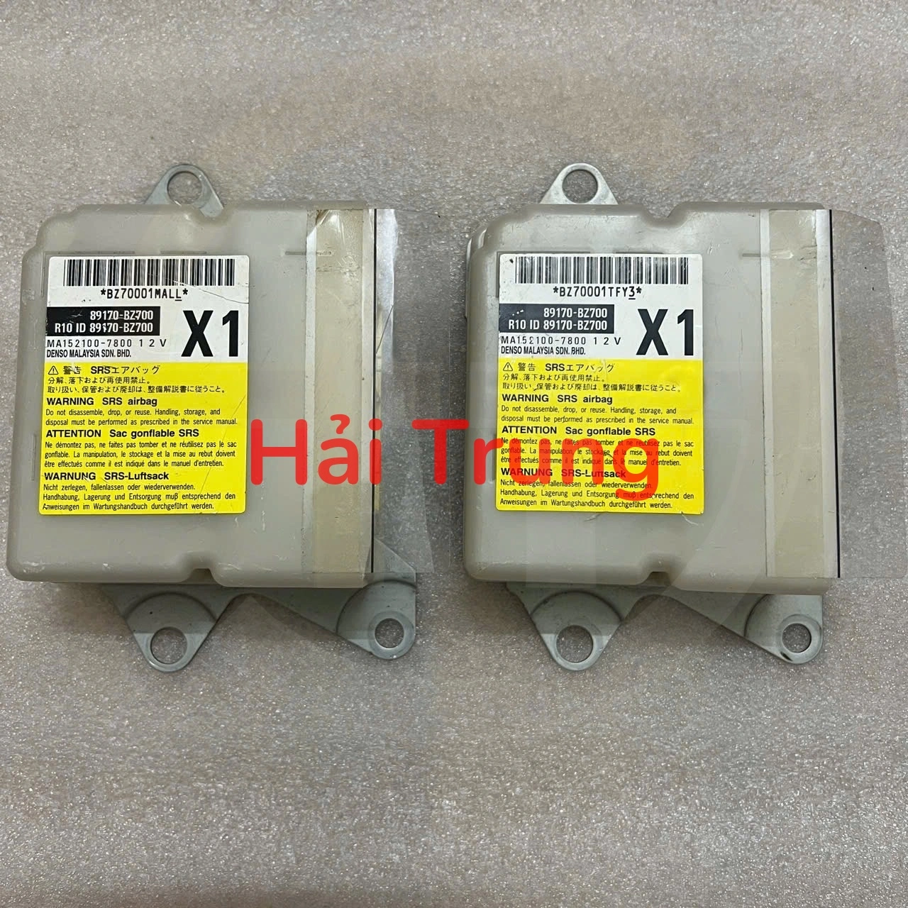 Hộp điều khiển túi khí Toyota Veloz Cross Tháo Xe 89170-BZ720
