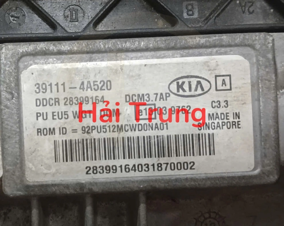 Hộp điều khiển động cơ Hộp đen Ecu Kia Bongo 3 Tháo Xe 39111-4A520