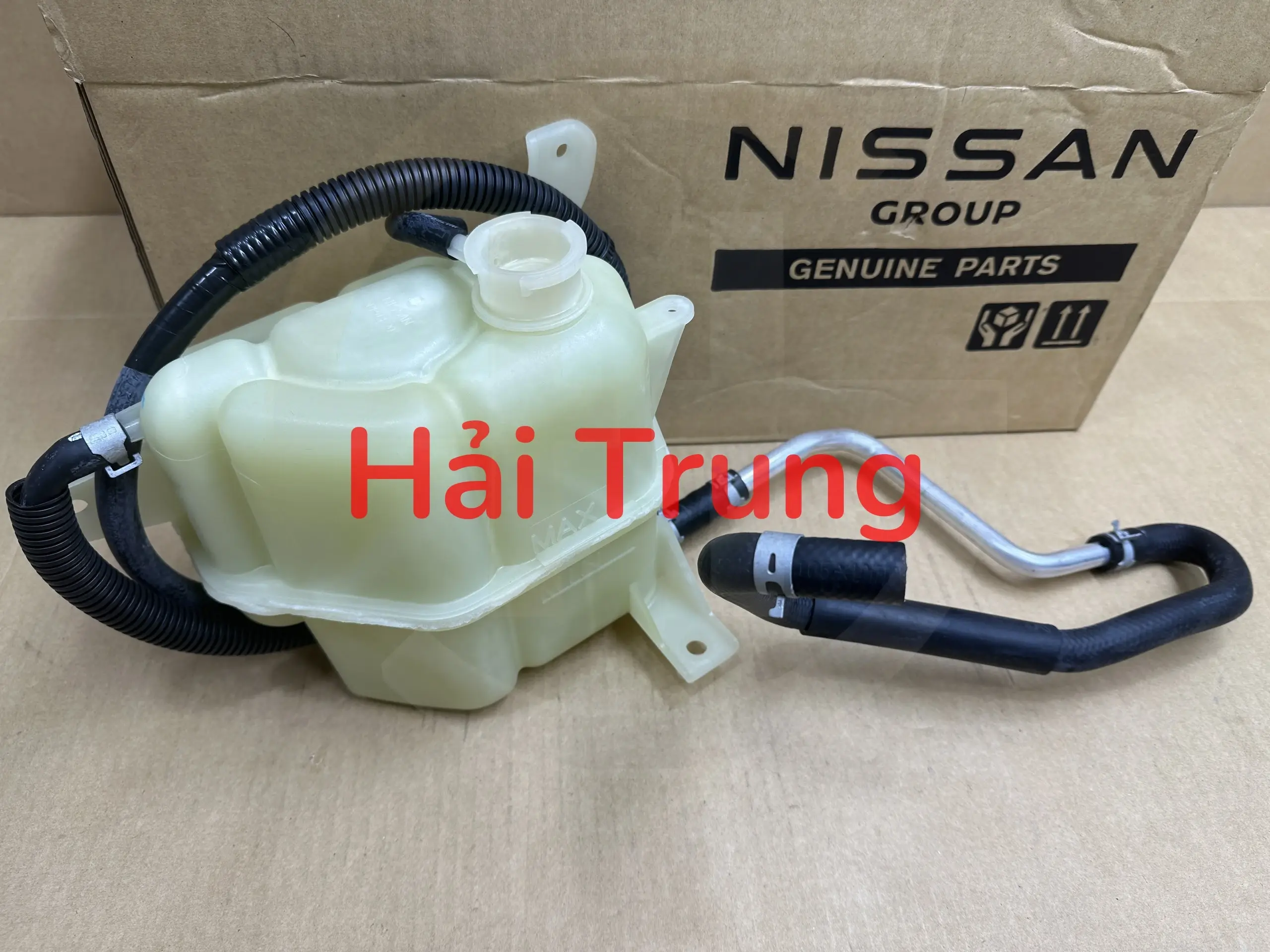 Bình nước phụ Nissan Navara 2009-2017 chính hãng 21710-JR80A 