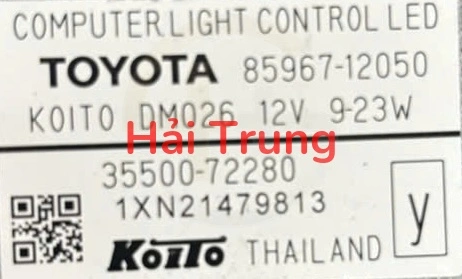 Hộp điều khiển đèn pha Toyota Camry Tháo Xe 85967-12050