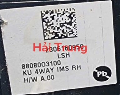 Hộp điều khiển ghế trước Hyundai Custin Tháo Xe 88080-O3100
