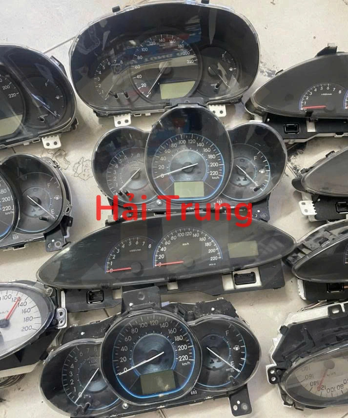 THÁO XE ĐỒNG HỒ TÁP LÔ TOYOTA VIOS 2008, VIOS 2013, VIOS 2020