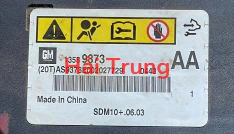 Hộp điều khiển túi khí Chevrolet Cruze Tháo Xe 13589373