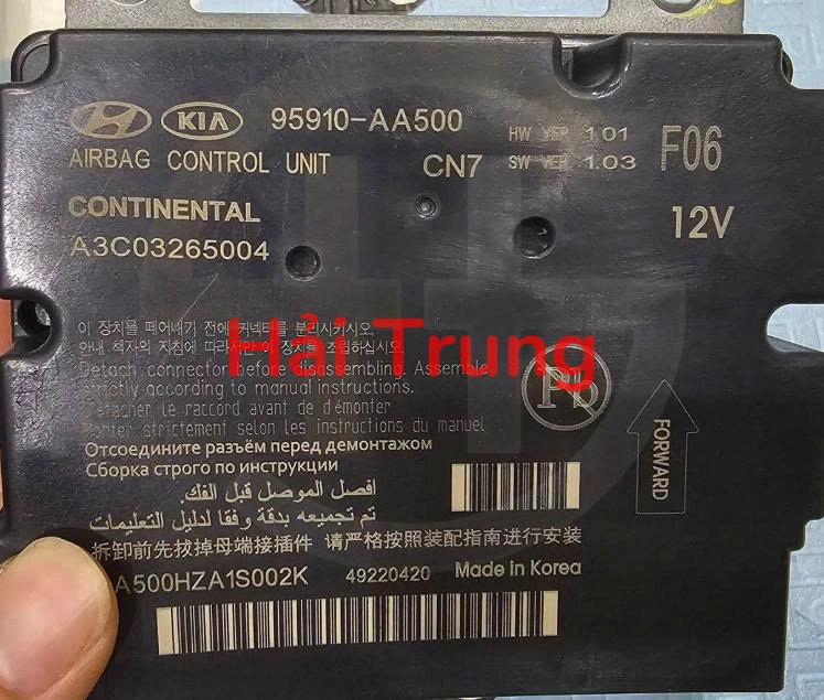 Hộp điều khiển túi khí Hyundai Elantra 2022 2023 2024 95910-AA500 95910AA500