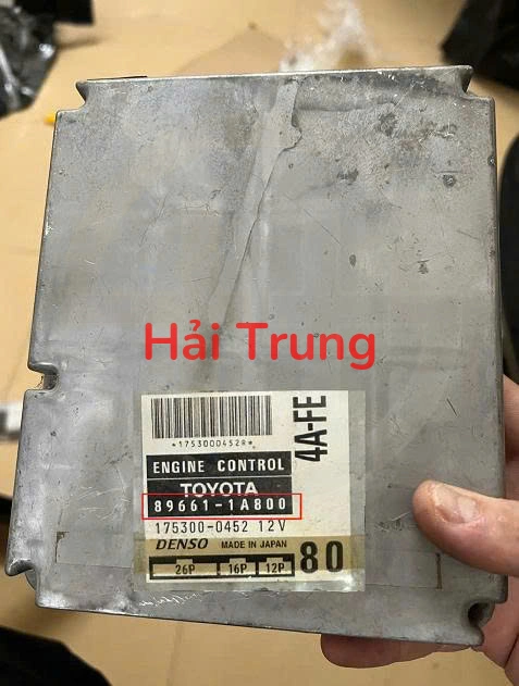 Hộp điều khiển động cơ Hộp đen ECU Toyota Corolla 1997-2001 Tháo Xe 9661-1A800