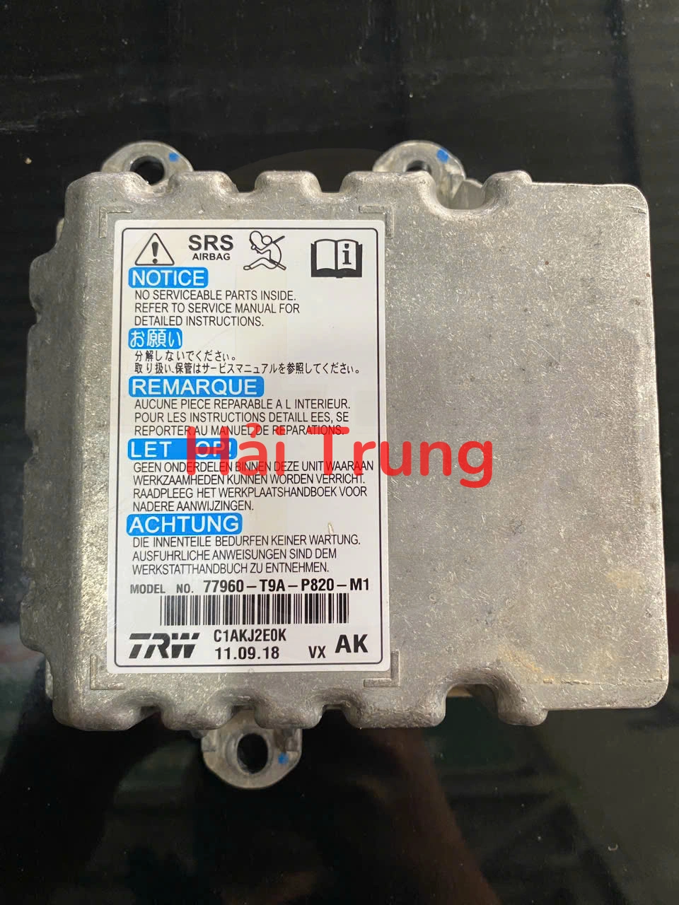 Hộp điều khiển túi khí Honda City 77960t9ap820m1