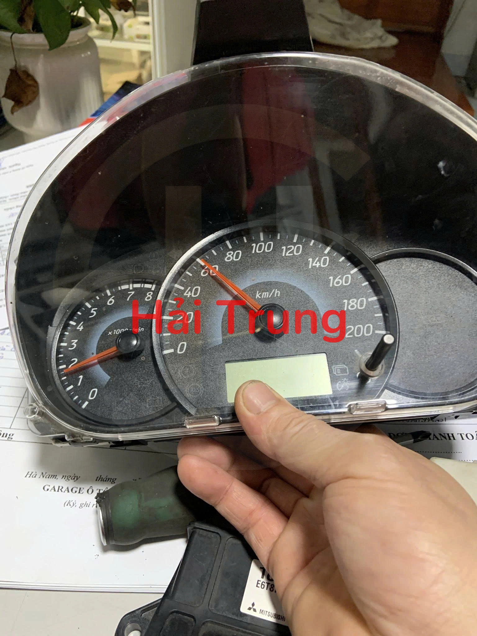 Đồng hồ táp lô Mitsubishi Attrage Tháo xe