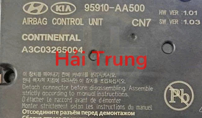 Hộp điều khiển túi khí Hyundai Elantra 2022-2026 Tháo xe 95910-AA500