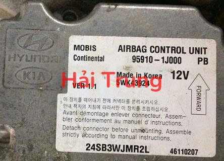 Hộp điều khiển túi khí Hyundai I20 2008-2012 Tháo Xe 95910-1J000 959101J000