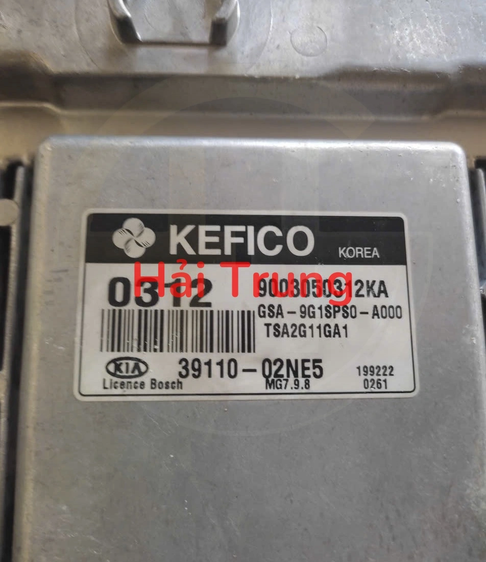 Hộp điều khiển động cơ Hộp đen ECU Kia Morning Tháo Xe 0312 MG7.9.8 3911002NE5