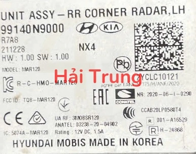 Hộp cảnh báo điểm mù Hyundai Tucson 2022-2025 Tháo Xe 99140N9000