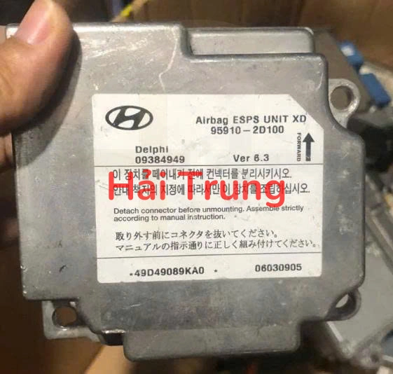 959102D100 Hộp điều khiển túi khí Hyundai Elantra Avante 2000-2006 Tháo xe