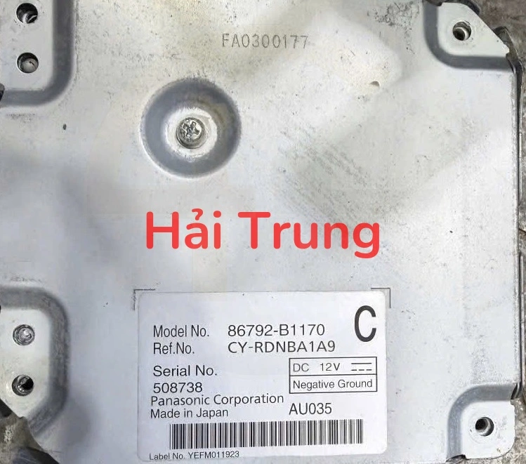86792B1170 Hộp camera Toyota Avanza Veloz 2022 Tháo Xe