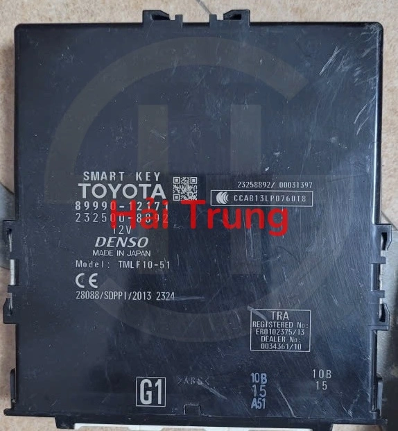 Hộp điều khiển chìa khóa thông minh Toyota Altis Tháo Xe 89990-12171