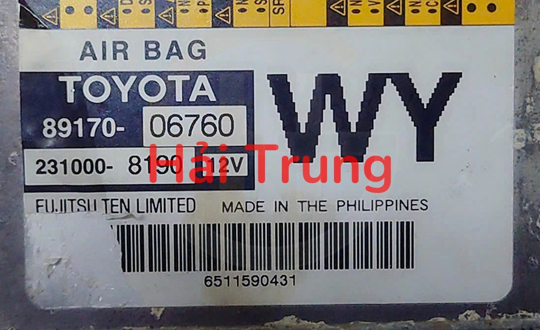 Hộp điều khiển túi khí Toyota Camry 8917006760