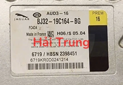 Hộp khuếch đại âm thanh âm ly LAND ROVER JAGUAR Tháo Xe BJ32-19C164-BG BJ3219C164BG
