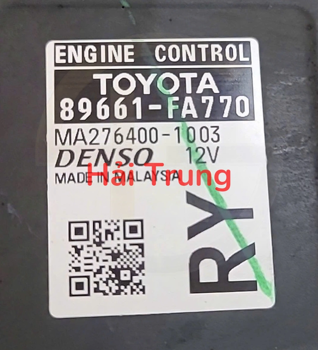 Hộp điều khiển động cơ Hộp đen ECU Toyota Hilux 2022 Tháo Xe 89661-FA770