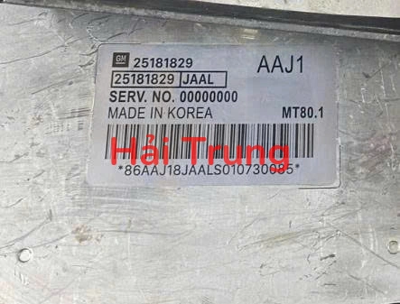 Hộp điều khiển động cơ ECU ECM Chevrolet Cruze 1.6 Tháo Xe 25191636 25181829