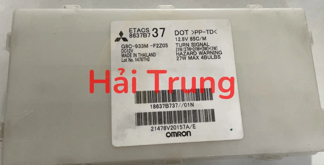 Hộp Etacs Mitsubishi Attrage Tháo Xe 8637B737