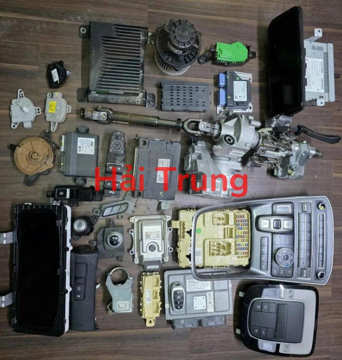 Tháo Xe Full set nổ, bộ nổ, hộp điện đầy đủ Hyundai Santafe 2022-2024 máy xăng bản full