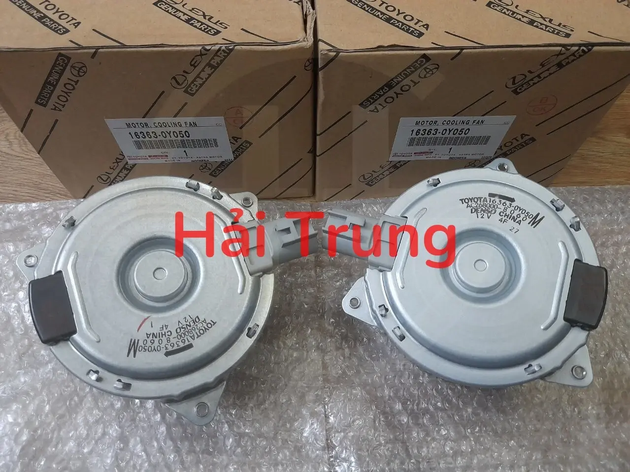 Mô tơ quạt két nước Toyota Vios 2015-2022 163630Y050