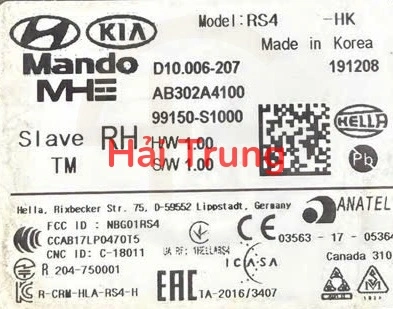Hộp cảnh báo lùi Hyundai Santafe Tháo Xe 99150-S1000 99150S1000