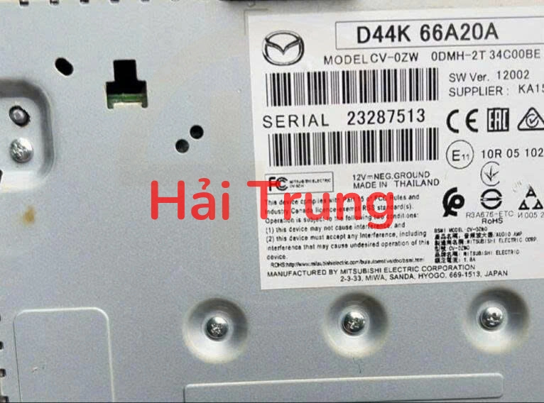 D44K66A20A Hộp điều khiển loa Mazda 3 2016-2020 Tháo Xe