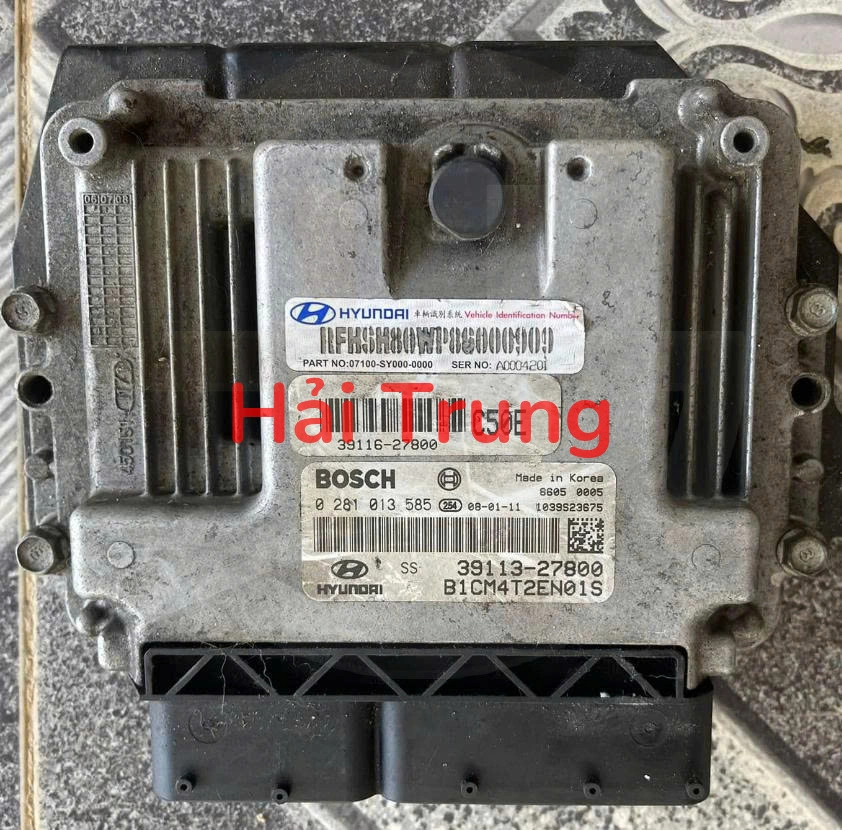 3911627800 Hộp điều khiển động cơ Ecu Hyundai Santafe 2009 2010 2011 Tháo Xe