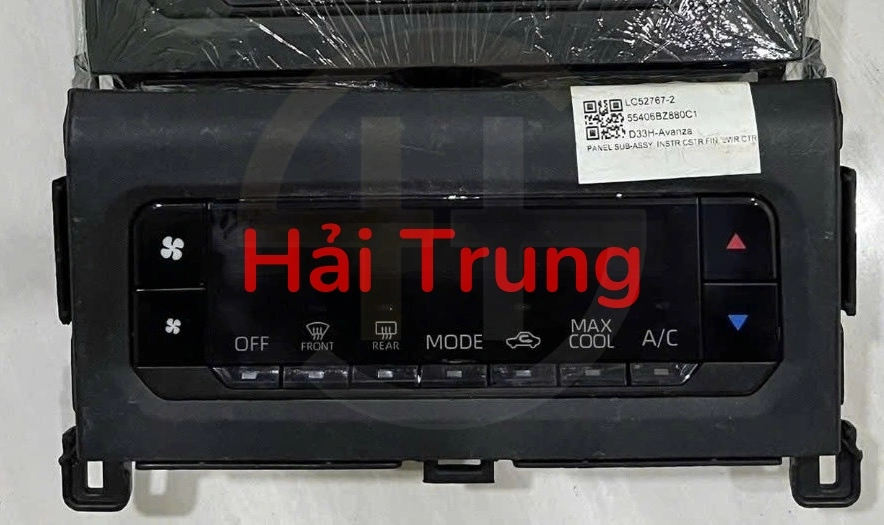 Bảng điều khiển công tắc điều hòa AC Toyota Avanza Tháo Xe 55406-BZ880
