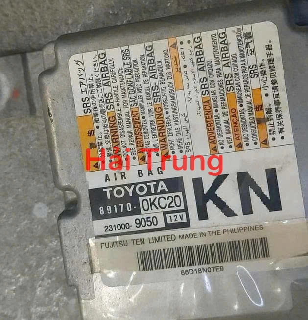 891700KC20 Hộp điều khiển túi khí Toyota Innova 2017 2018 2019 2020