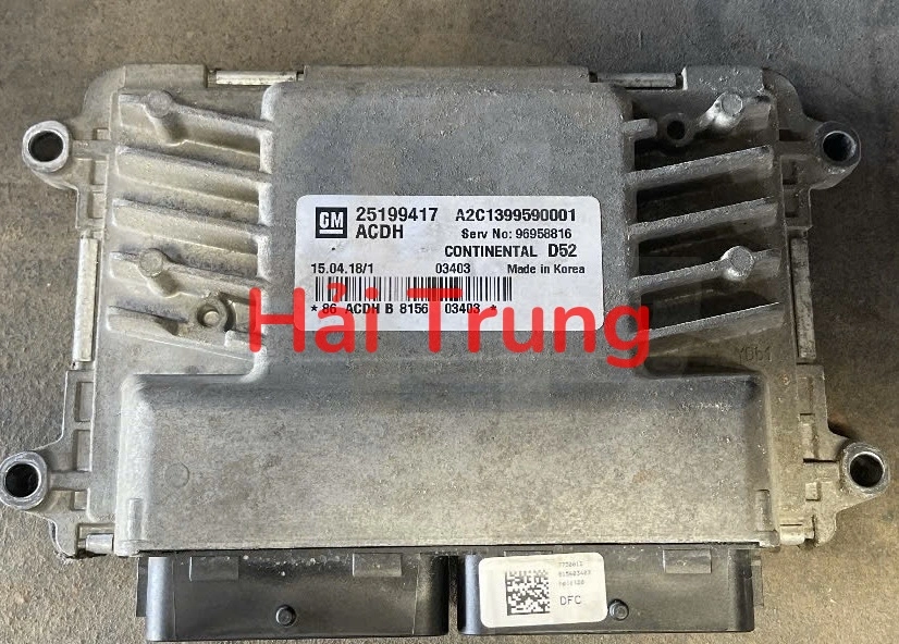 Hộp điều khiển động cơ hộp đen Ecu Ecm Chevrolet Spark 2018 Tháo Xe 25199417