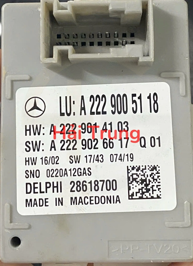 Hộp điều khiển đèn trong xe Mercedes Benz W205 W213 C238 W257 C257 W222 Tháo Xe A2229005118