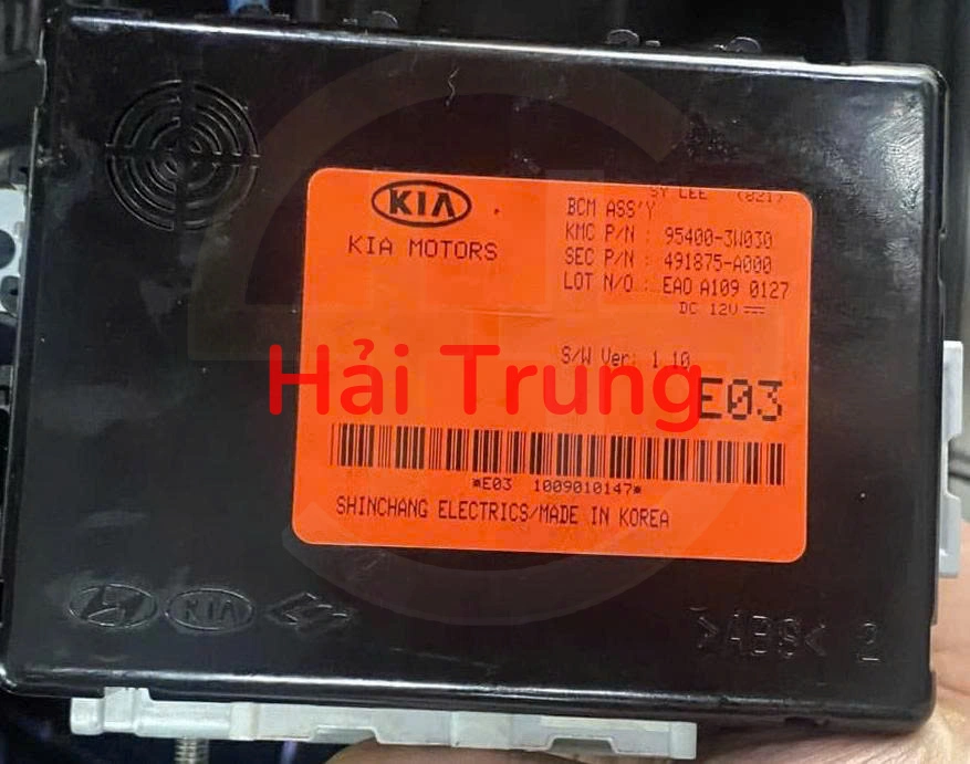 Hộp điều khiển thân xe BCM Kia Sportage 2010-2013 Tháo Xe 95400-3W030