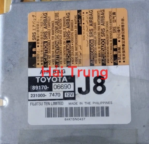 Hộp điều khiển túi khí Toyota Camry Hybrid 2015-2018 Tháo Xe 89170-06690