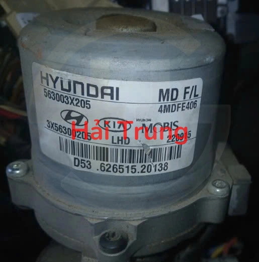 563003X205 Mô tơ điều khiển cọc lái Hyundai Elantra 2011-2015 Tháo xe