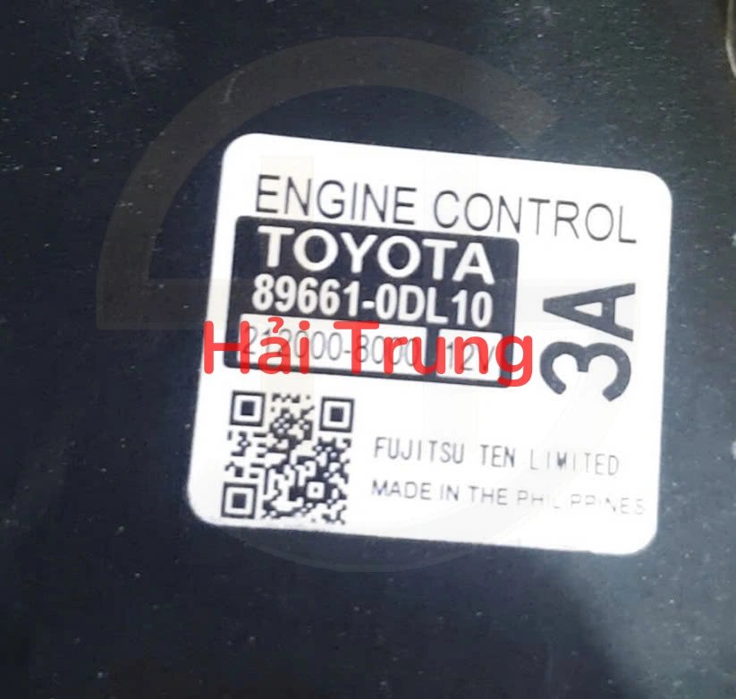 Hộp điều khiển động cơ Hộp đen ECU Toyota Vios 2014-2020 Tháo Xe 896610DL10 89661-0DL10