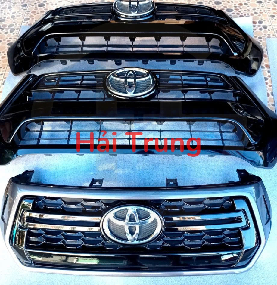 Mặt ca lăng Toyota Hilux 2 đời 2015 và 2019 Tháo Xe