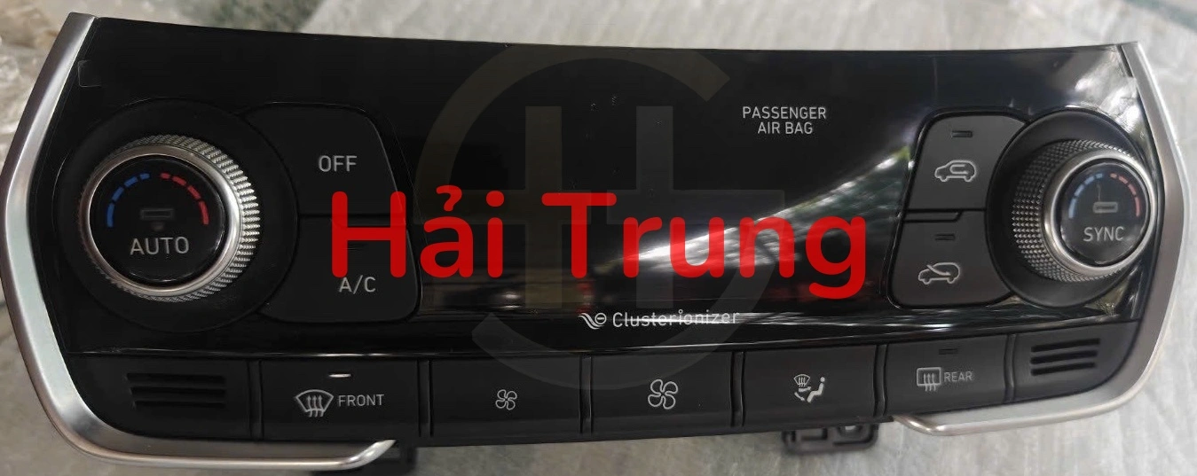 Cụm điều khiển công tắc điều hòa AC Hyundai Santafe 2017