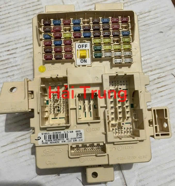 91951D3600 Hộp cầu trì trong xe Hyundai Tucson 2019-2021 Tháo Xe