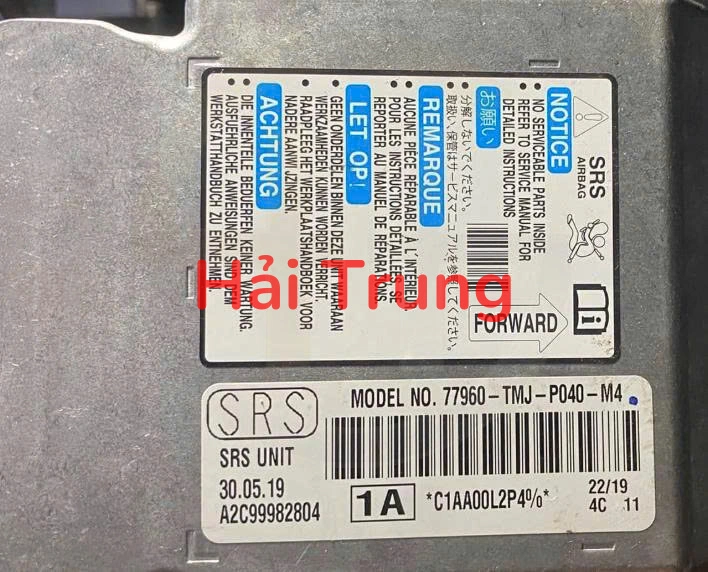 Hộp điều khiển túi khí Honda CR-V Tháo Xe 77960-TMJ-P040-M4 77960TMJP040M4