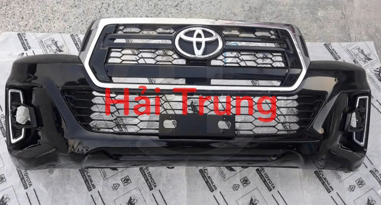Cản trước liền cụm ca lăng, lưới gió Toyota Hilux 2018-2020 Tháo Xe  