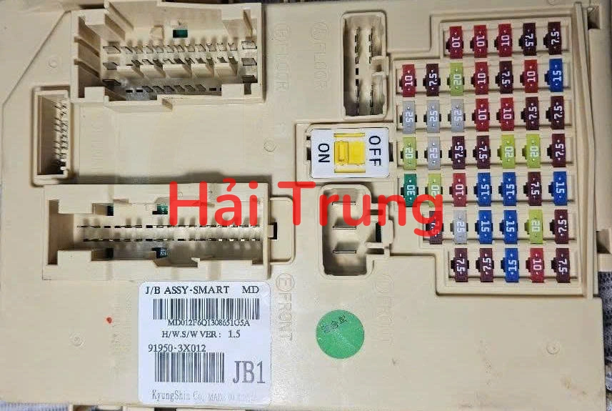 Hộp cầu trì trong xe Hyundai Elantra 2011-2015 Tháo Xe 91950-3X012 919503X012