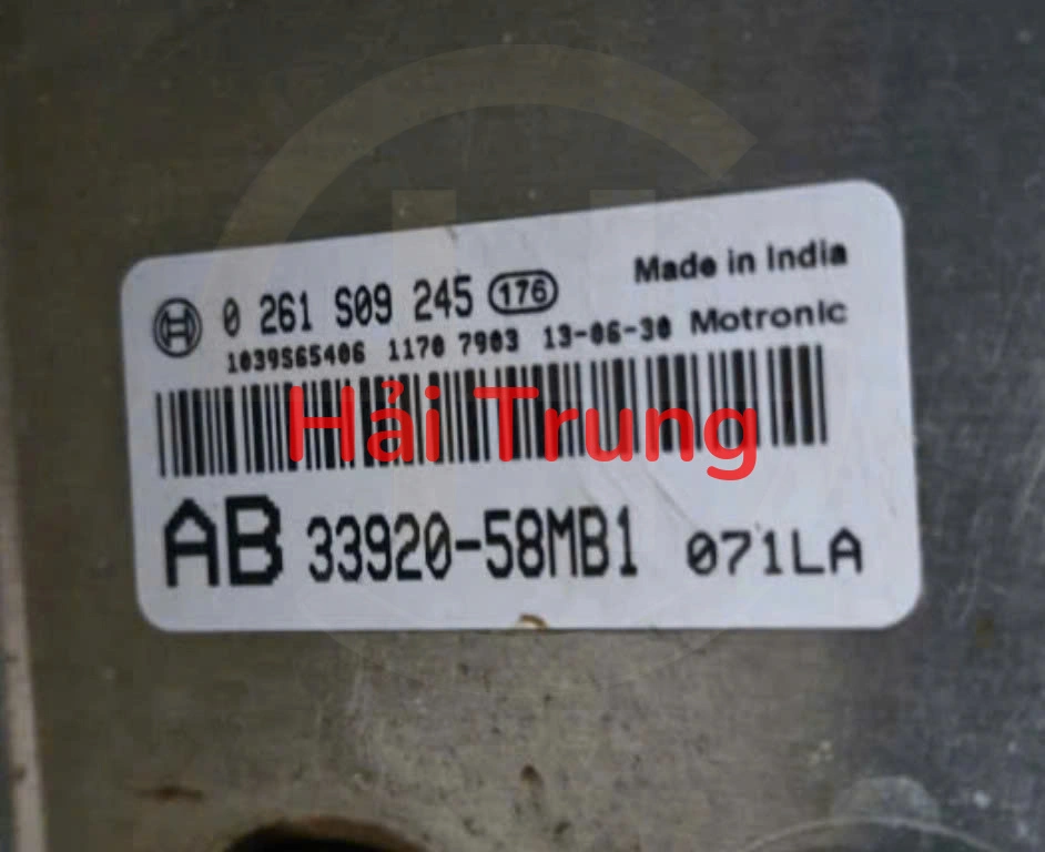 3392058MB1 Hộp điều khiển động cơ Ecu ECM SUZUKI SWIFT Tháo Xe